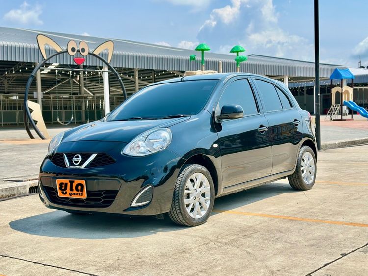 รถ Nissan March 1.2 EL สี ดำ