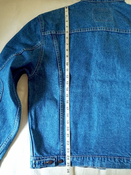 🔥เสื้อแจ็คเก็ต วินเทจ 90s สภาพนางฟ้า Levi's 66902 ผลิตปี 1993 สีเข้มจัด ผ้ากริบ (ตอกเลข 03 ตรงป้าย) รูปที่ 9