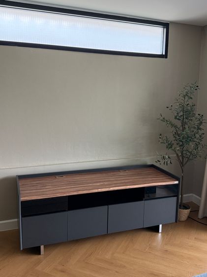 ตู้วางTV เทาดำ ออทัมน์ PHGดำ 120cm รูปที่ 5