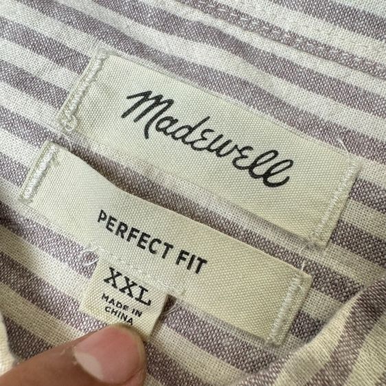 เสื้อเชิ้ต​ Madewell Size XXL รูปที่ 5