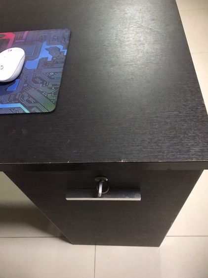 ขายโต๊ะทํางานอินเด็กซ์มือสอง สีโอ๊ค สภาพดี รูปที่ 4