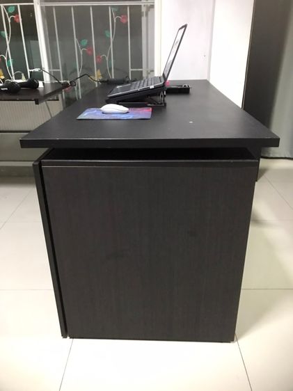 ขายโต๊ะทํางานอินเด็กซ์มือสอง สีโอ๊ค สภาพดี รูปที่ 7