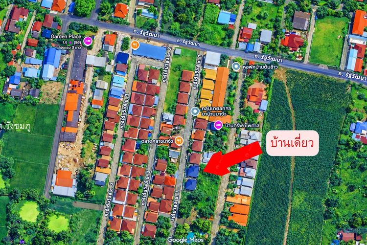 บ้านใหม่มือ 1 สวยหรู ทำเลดี ในหมู่บ้านการ์เด้นวิว เพชรบูรณ์