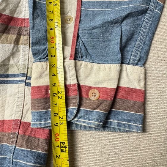 เสื้อเชิ้ต​ Dockers Indigo งานหายาก Size XL​ รูปที่ 11