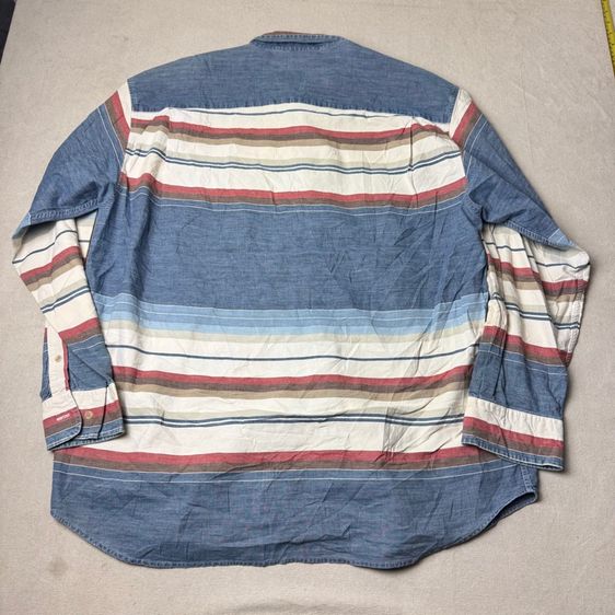 เสื้อเชิ้ต​ Dockers Indigo งานหายาก Size XL​ รูปที่ 8