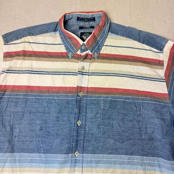 เสื้อเชิ้ต​ Dockers Indigo งานหายาก Size XL​ รูปที่ 5