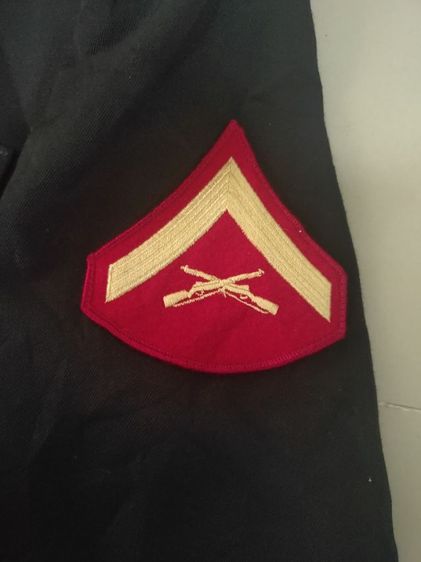 USMC Dress blues ไซส์ 38R ยศ Lance Corporal (E-3) ของแท้ แบรนด์ DSCP พันห้ารวมส่ง รูปที่ 2