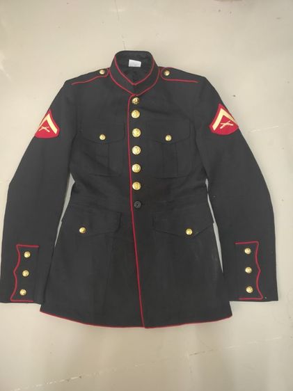 USMC Dress blues ไซส์ 38R ยศ Lance Corporal (E-3) ของแท้ แบรนด์ DSCP พันห้ารวมส่ง