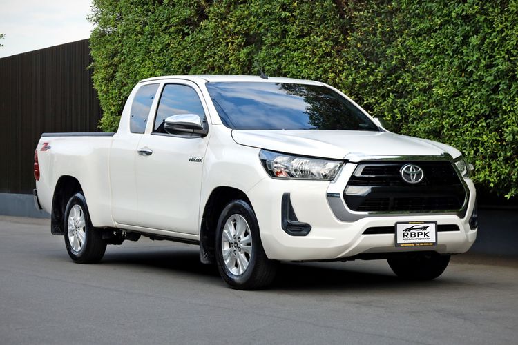 Toyota Hilux Revo 2021 Smart Cab 2.4 Mid Z Edition Pickup ดีเซล ไม่ติดแก๊ส เกียร์อัตโนมัติ ขาว รูปที่ 4