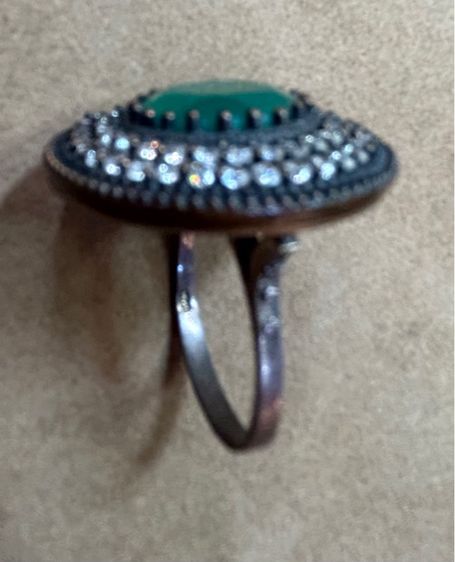 แหวนประดับโมราฝังเพชรโมซาไนต์ รูปที่ 5