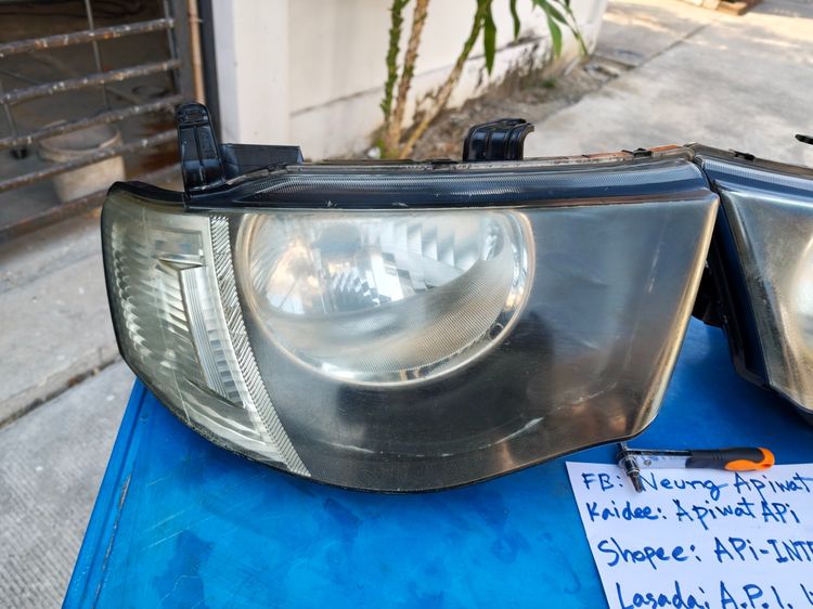 ไฟหน้า Mitsubishi Triton รุ่นปี 2005-2014 (สภาพพอใช้) รูปที่ 2