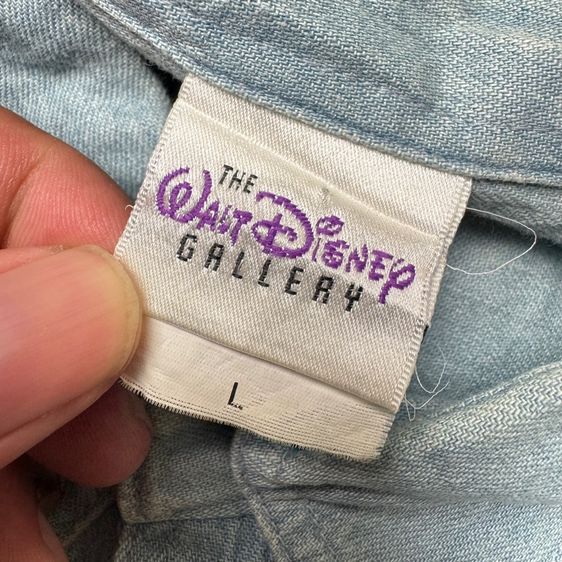 เสื้อเชิ้ต​ Disney Donald Duck งาน 90s-00s Size L  รูปที่ 9