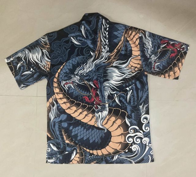 เสื้อเชิ้ตลายมังกร