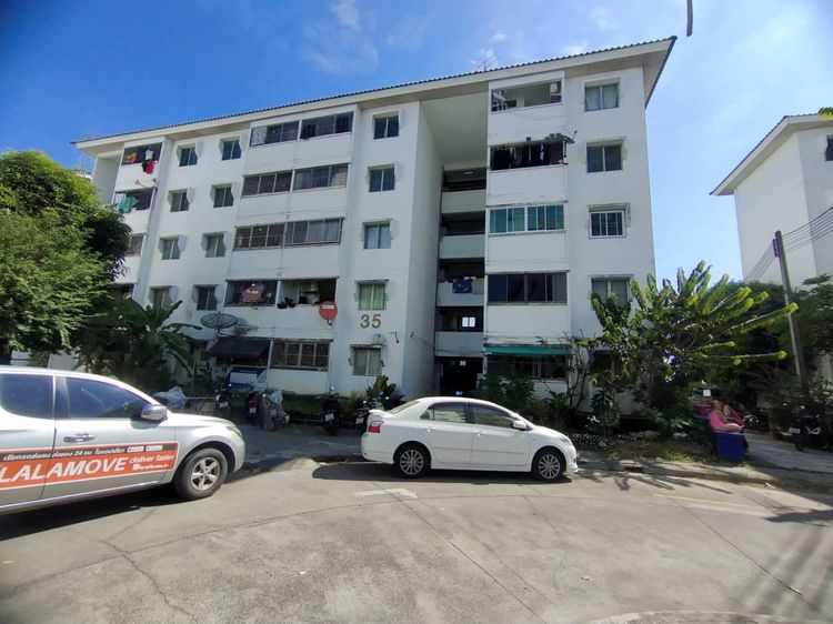 ขายห้องชุดเอื้ออาทร คลองถนน สายใหม รีโนเวทใหม่ ฟรีแอร์พร้อมอยู่ วิวสวย