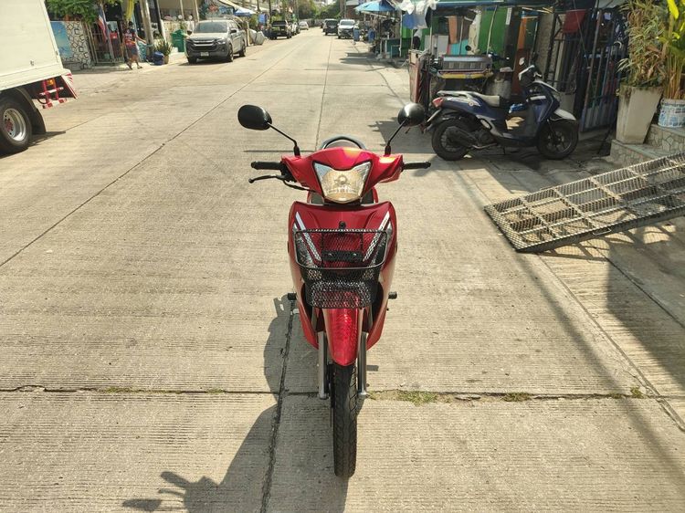 🛵ยังไงก็ขาย Finn ปี 64 เครื่องดี สีสวย สตาร์ทมือ เล่มชุดโอนครบ+เปลี่ยนถ่ายน้ำมันเครื่องฟรี ส่งฟรี30 ก.ม รูปที่ 4