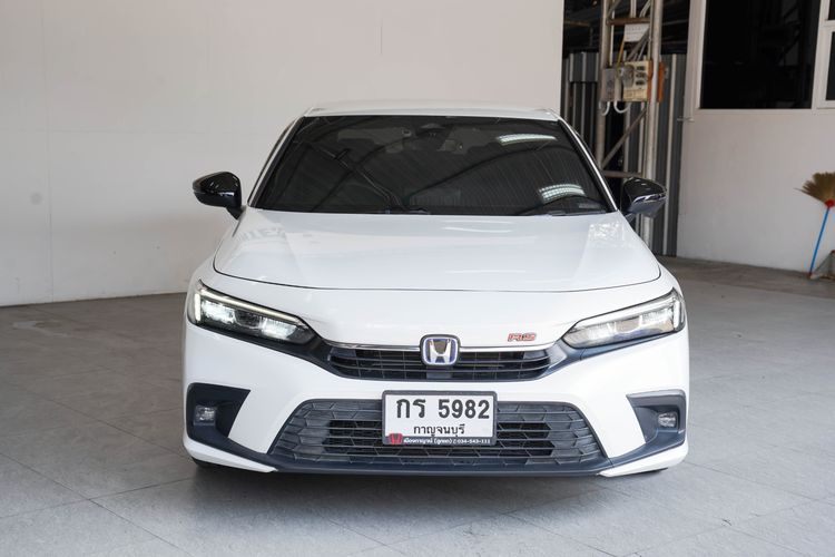 Honda Civic 2023 2.0 eHEV RS Sedan ไฮบริด ไม่ติดแก๊ส เกียร์อัตโนมัติ ขาว รูปที่ 3