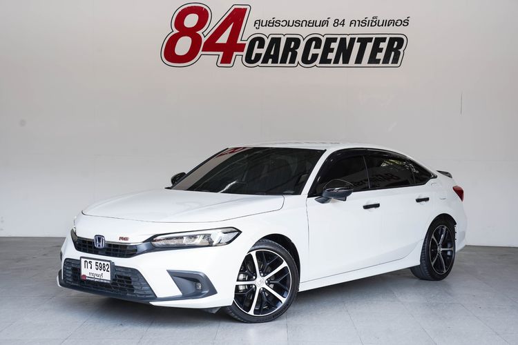Honda Civic 2023 2.0 eHEV RS Sedan ไฮบริด ไม่ติดแก๊ส เกียร์อัตโนมัติ ขาว รูปที่ 2