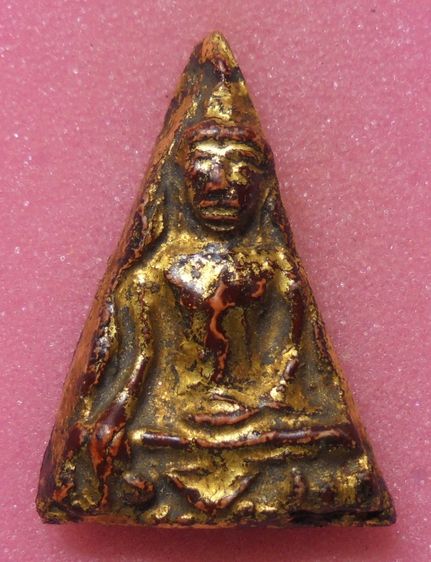 พระเนื้อดินลงรักปิดทอง ไม่ทราบที่