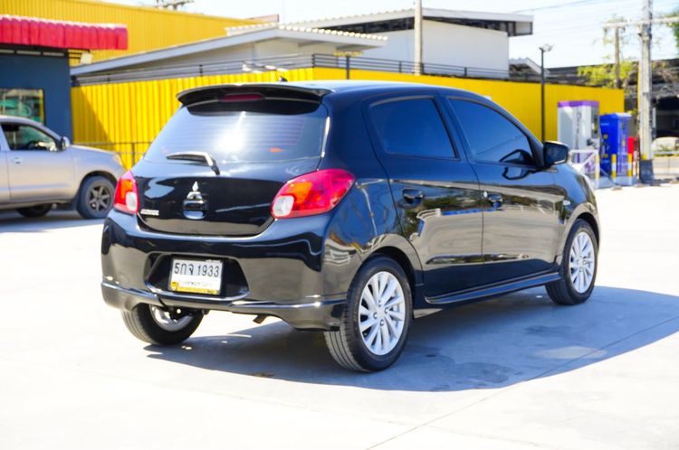 Mitsubishi Mirage 2016 1.2 GLX Sedan เบนซิน ไม่ติดแก๊ส เกียร์อัตโนมัติ ดำ รูปที่ 4