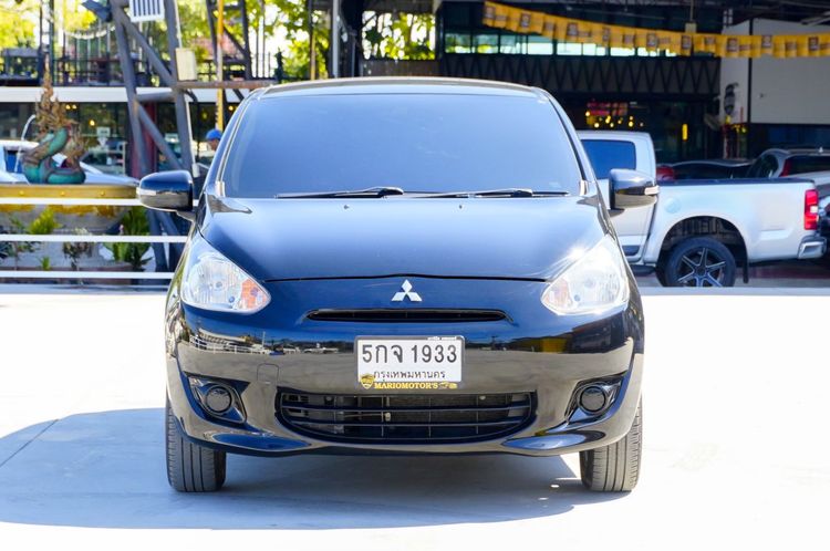 Mitsubishi Mirage 2016 1.2 GLX Sedan เบนซิน ไม่ติดแก๊ส เกียร์อัตโนมัติ ดำ รูปที่ 2