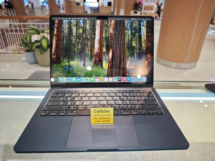 Apple แมค โอเอส 8 กิกะไบต์ อื่นๆ ไม่ใช่ Macbook Air 13 M2 256GB สภาพสวยมาก เครื่องไทย