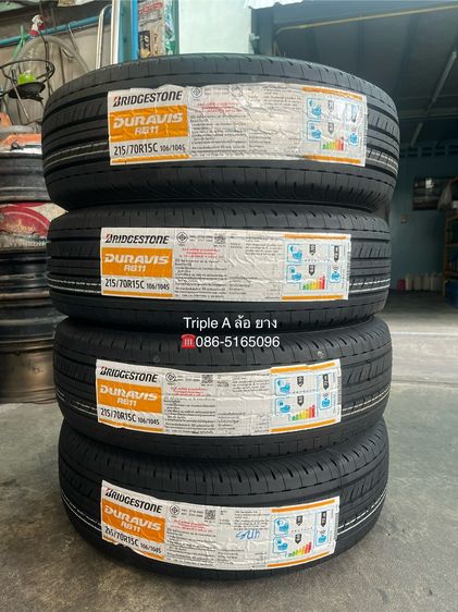 ✨ยางใหม่💯✨215-70-15 Bridgestone💥ปลายปี 25💥💖ใหม่กริ๊บ🚘ใส่กับ รถตู้, รถกระบะตัวเตี้ย ได้เลย