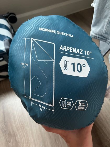 DECATHLON ถุงนอนตั้งแคมป์ QUECHUA 10องศา