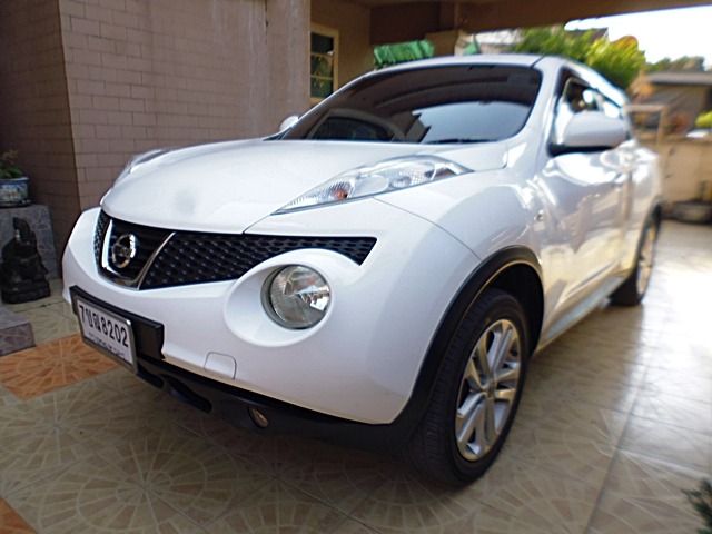 Nissan Juke 2014 1.6 V Utility-car เบนซิน ไม่ติดแก๊ส เกียร์อัตโนมัติ ขาว