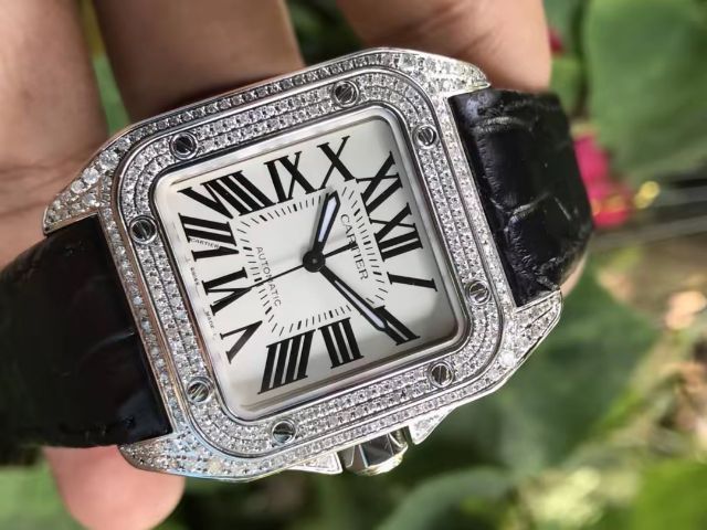 CARTIER  Mm Santos Diamond 100
 รูปที่ 5