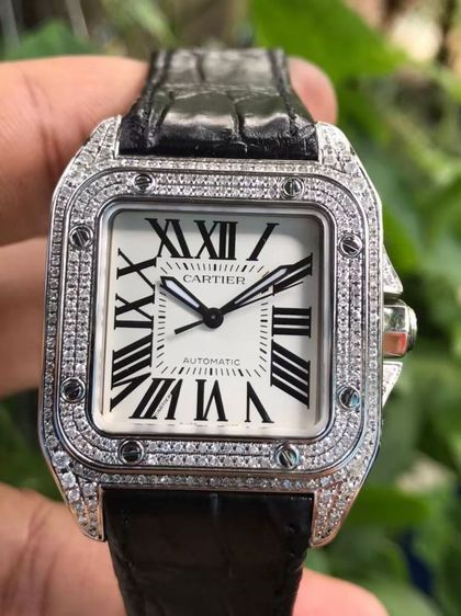 CARTIER  Mm Santos Diamond 100
 รูปที่ 3