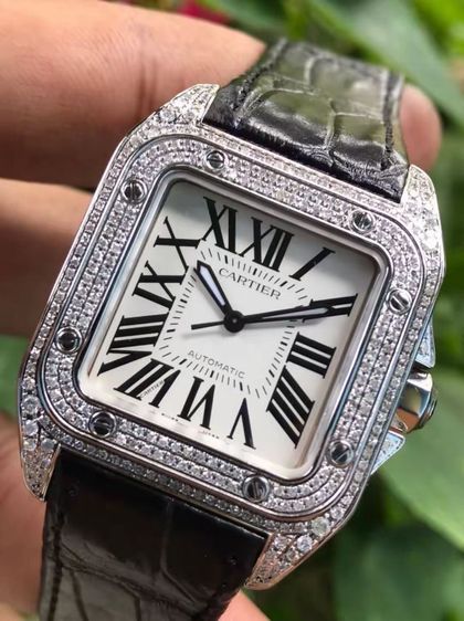 CARTIER  Mm Santos Diamond 100
 รูปที่ 6