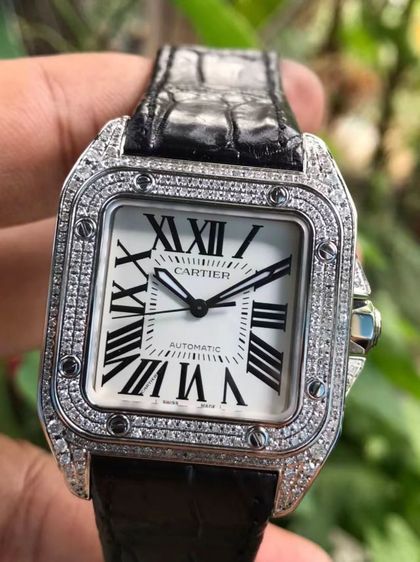 CARTIER  Mm Santos Diamond 100
 รูปที่ 4