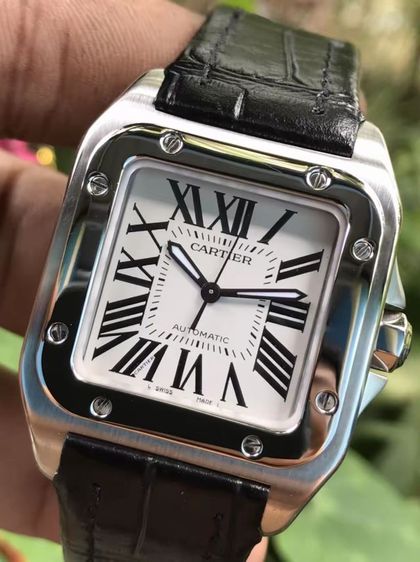 CARTIER  Mm Santos Diamond100 รูปที่ 6
