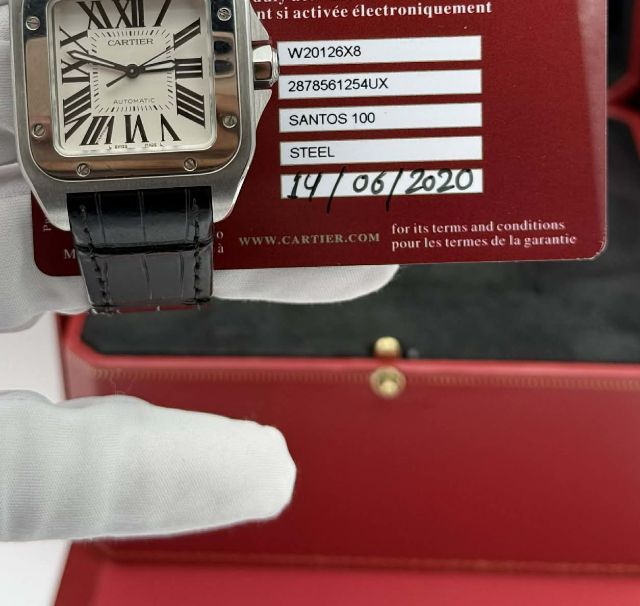 CARTIER  Mm Santos Diamond100 รูปที่ 10