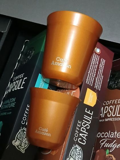แก้วกาแฟ กับ Coffee Capsule Cafe Amazon Special edition  รูปที่ 4
