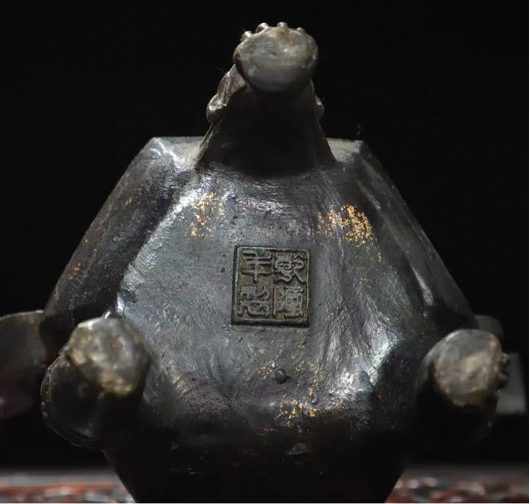 ✨กระถางธูปโบราณทำจากสำริด รูปที่ 4