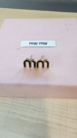 ต่างหู miu miu แท้💯มือสอง