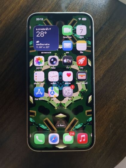 iPhone 128 GB I Phone 13 128GB   แบตเดิมใช้งานปกติ ไม่ติดไอคราว รีเซตได้ สแกนหน้าปกติ จอเดิม