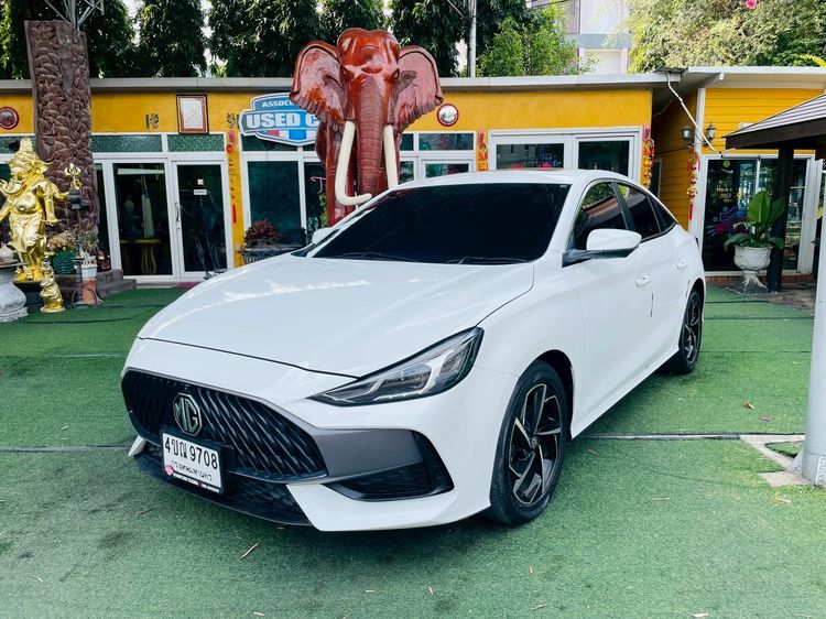 MG MG5 2024 1.5 X Sedan เบนซิน LPG เกียร์อัตโนมัติ ขาว รูปที่ 3