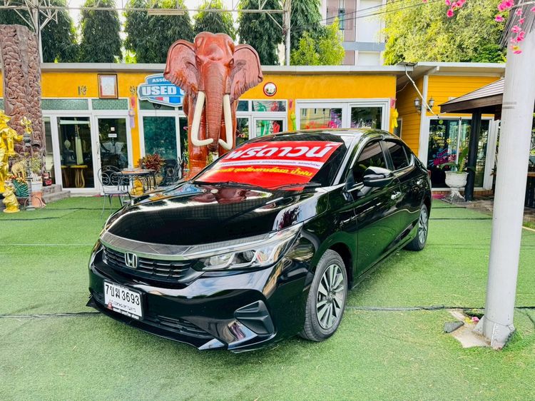 Honda City 2024 1.0 SV Sedan เบนซิน ไม่ติดแก๊ส เกียร์อัตโนมัติ ดำ รูปที่ 3