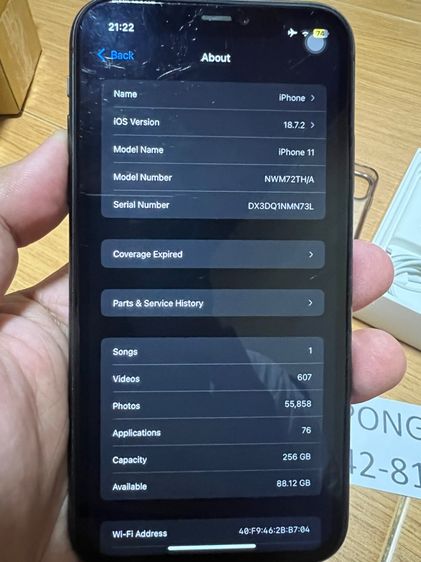 iphone 11 256 gb เครื่องศูนย์ไทย รูปที่ 2