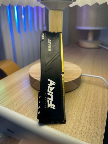 ที่เก็บข้อมูลและเมมโมรี่การ์ด RAM Kingston FURY Beast 8GB DDR4 Bus 3200 มือสอง