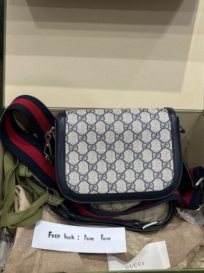 Gucci 1955 Navy Horsebit Mini Crossbody Bag รูปที่ 4