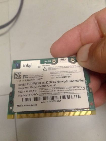 ฮาร์ดดิสก์ notebook รุ่นเก่า IDE 80. GB พร้อมการ์ด WiFiรุ่นเก่า พร้อมโอนเงินพร้อมส่งให้ฟรี รูปที่ 2