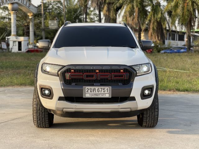 Ford Ranger 2020 2.0 Turbo Hi-Rider Wildtrak Pickup ดีเซล ไม่ติดแก๊ส เกียร์อัตโนมัติ ขาว รูปที่ 2