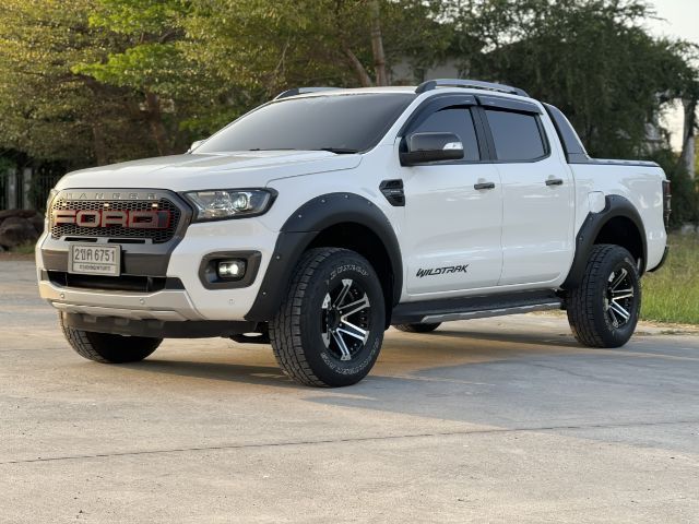 Ford Ranger 2020 2.0 Turbo Hi-Rider Wildtrak Pickup ดีเซล ไม่ติดแก๊ส เกียร์อัตโนมัติ ขาว รูปที่ 3