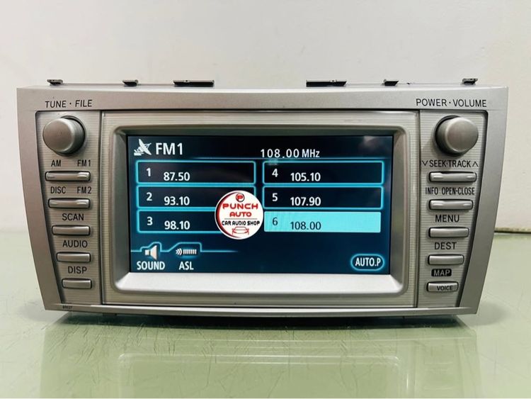 จอติดรถTOYOTA Camry ACV40(เครื่องศูนย์แท้) รูปที่ 3
