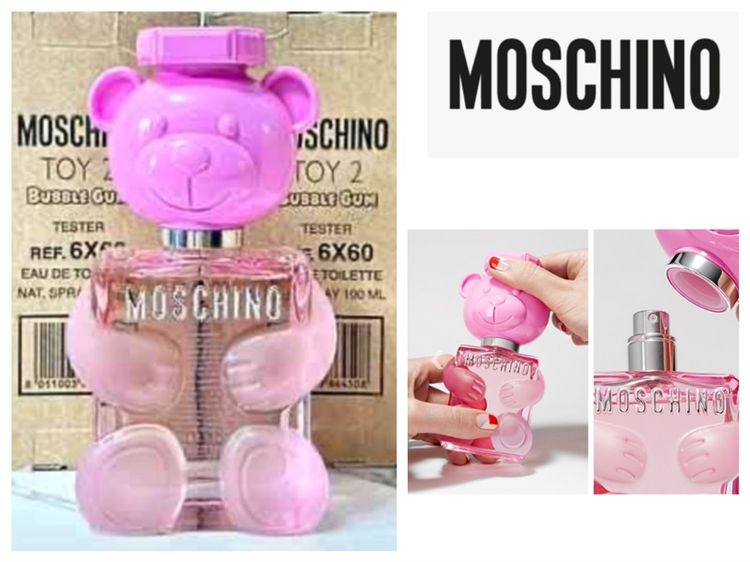 หญิง MOSCHINO TOY 2 BUBBLE GUM EDT 100ml  tester box ของแท้ ส่งฟรี