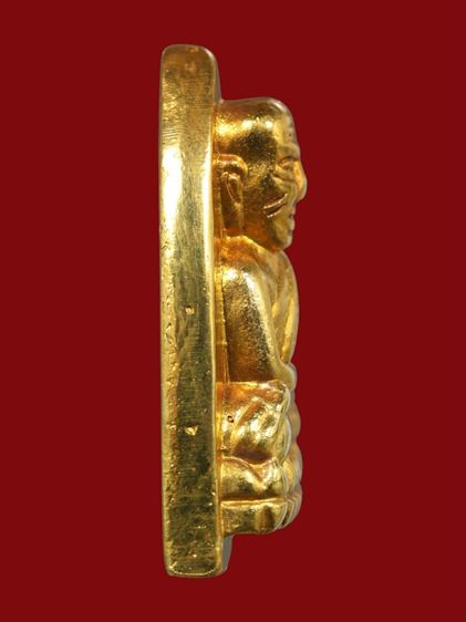 หลวงปุ่ทวดเตารีด เนื้อโลหะสัมฤทธิ์ทอง วัดข้างให้ รูปที่ 4