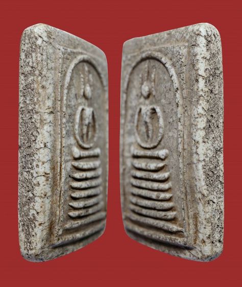 พระบ้าน พระสมเด็จวัดเกศไชโย พิมพ์ 9 ชั้น นิยม มีมวลสารเก่า รูปที่ 17